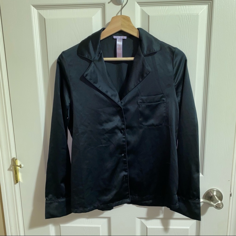 savage x fenty satin pajama top